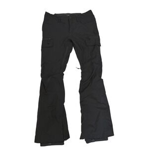 Burton Dryride Cargo Snow Pants Womens Medium Black Good Technical Utility